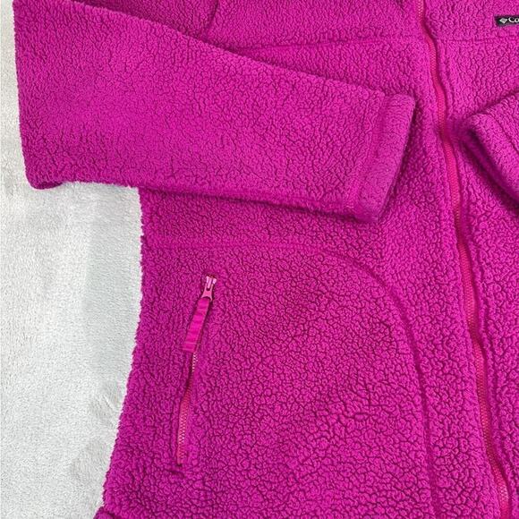 Columbia Pink Fleece Jacket Women's Size Extra Large - Picture 8 of 14
